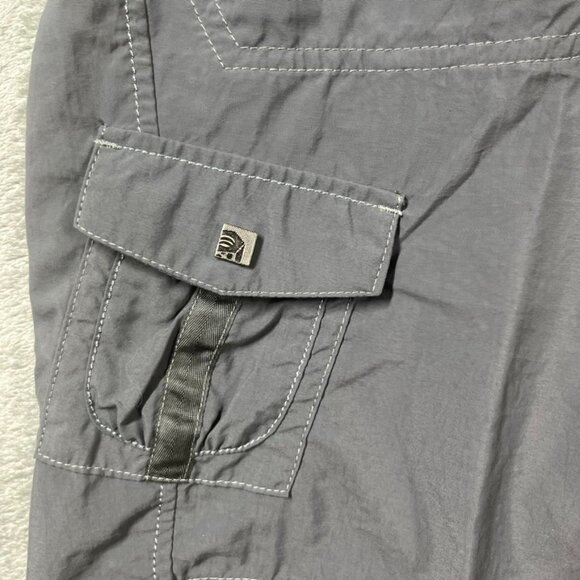Mountain Hardware Hiking Shorts Womens Size 14 Gray Nylon Outdoor Performance - Picture 5 of 10